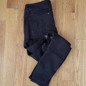 G-star moto jeans lynn zip dark maroon women's 30